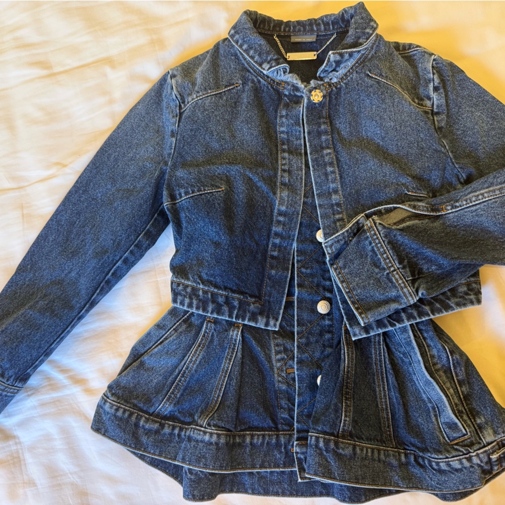 Alexander McQueen Dark Blue Denim Jacket
